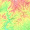 Richmond County topographic map, elevation, terrain