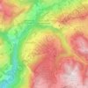 Notre-Dame-de-Bellecombe topographic map, elevation, terrain