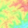 Lanuéjouls topographic map, elevation, terrain