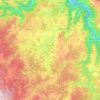 Saugues topographic map, elevation, terrain