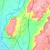 Fuentes de Valdepero topographic map, elevation, terrain