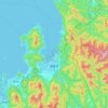 Tsuruga topographic map, elevation, terrain