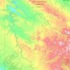 San Miguel County topographic map, elevation, terrain