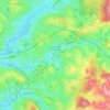 Vendenesse-lès-Charolles topographic map, elevation, terrain