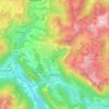 Mieussy topographic map, elevation, terrain