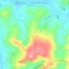 Kottoor topographic map, elevation, terrain