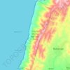Kigalye topographic map, elevation, terrain