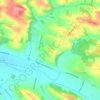 Issus topographic map, elevation, terrain