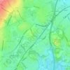 Dunmurry topographic map, elevation, terrain