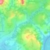 Tokoyo topographic map, elevation, terrain