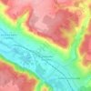 Écardenville-sur-Eure topographic map, elevation, terrain