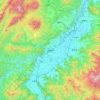 Nagano topographic map, elevation, terrain