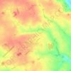 Elmsett topographic map, elevation, terrain