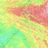 Ardennes topographic map, elevation, terrain