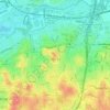 Bnei Brak topographic map, elevation, terrain