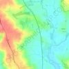 Cropredy topographic map, elevation, terrain