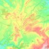 Vizzini topographic map, elevation, terrain