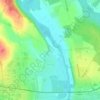 Poincy topographic map, elevation, terrain