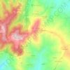 Montefusco topographic map, elevation, terrain