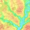 La Membrolle-sur-Choisille topographic map, elevation, terrain