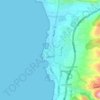Batroun topographic map, elevation, terrain