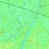 Nevele topographic map, elevation, terrain