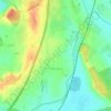 Oddingley topographic map, elevation, terrain