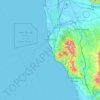 Livorno topographic map, elevation, terrain