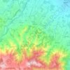 Albinea topographic map, elevation, terrain