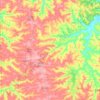 Town of Highland topographic map, elevation, terrain