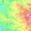 Auriac-Lagast topographic map, elevation, terrain