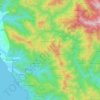 Sawang topographic map, elevation, terrain