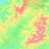 Tambunan topographic map, elevation, terrain