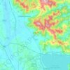 Cortona topographic map, elevation, terrain