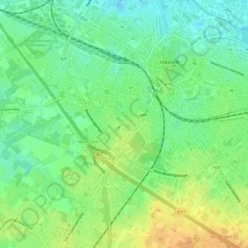 Runkst topographic map, elevation, terrain