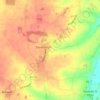 Tacolneston topographic map, elevation, terrain