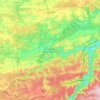 Parc Naturel Viroin Hermeton topographic map, elevation, terrain