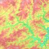 Fauvillers topographic map, elevation, terrain