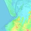 Sanlúcar de Barrameda topographic map, elevation, terrain