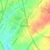 North Wales topographic map, elevation, terrain