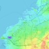 Malmo topographic map, elevation, terrain