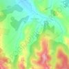 Gouzens topographic map, elevation, terrain