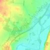 Harvington topographic map, elevation, terrain