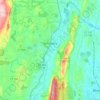 Simsbury topographic map, elevation, terrain