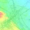 Qom topographic map, elevation, terrain