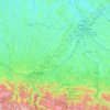 Haute-Garonne topographic map, elevation, terrain