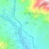 Pechina topographic map, elevation, terrain