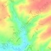 Bildeston topographic map, elevation, terrain