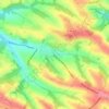 Corronsac topographic map, elevation, terrain