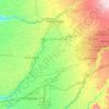 Montenegro topographic map, elevation, terrain